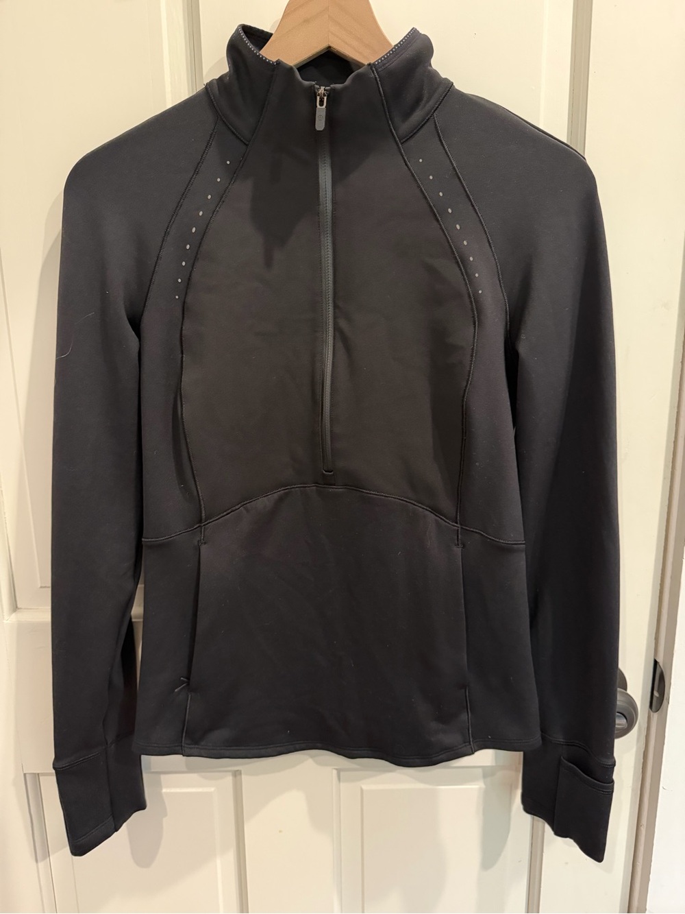 lululemon athletica Black Quarter-Zip Performance Pullover